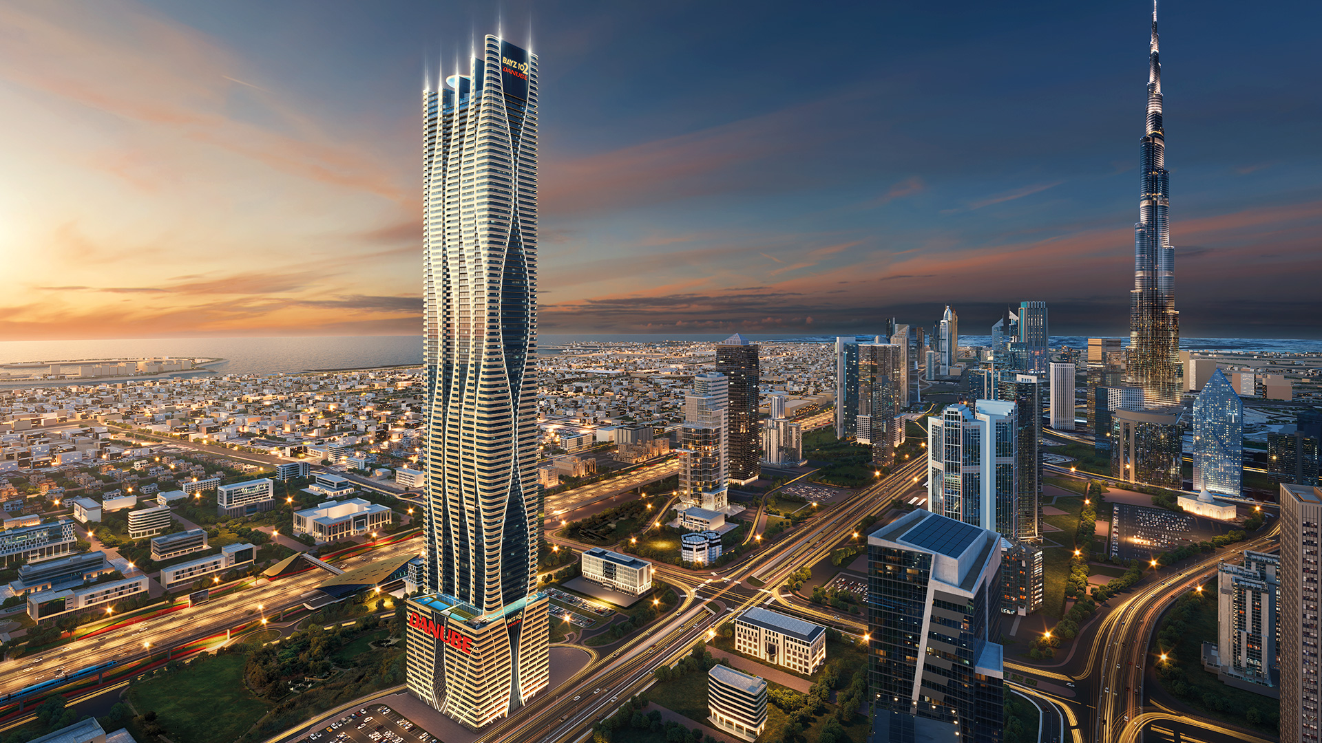 3D rendered 360° virtual tour of Danube Bayz 102
