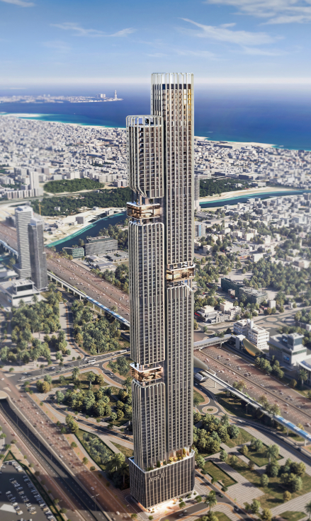 3D rendered 360° virtual tour of Deyaar - DWTN Residence