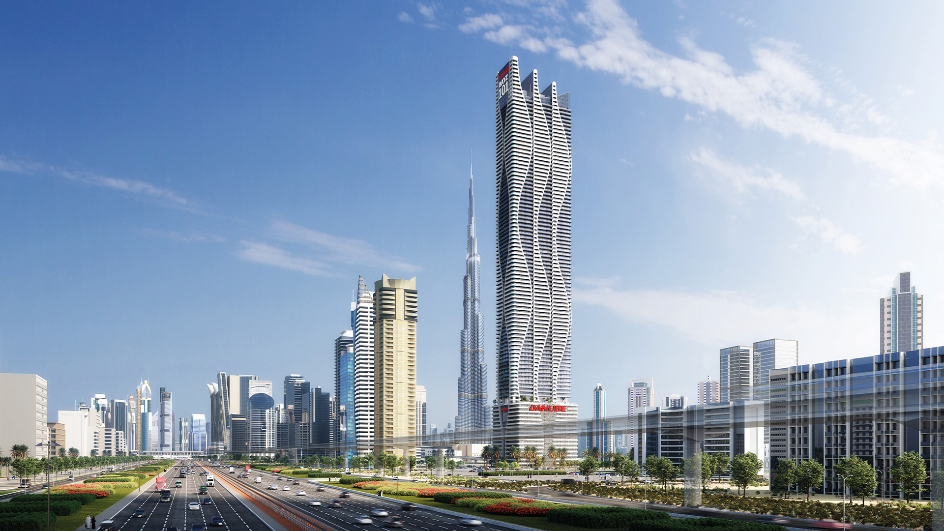 3D rendered 360° virtual tour of Danube Bayz 101