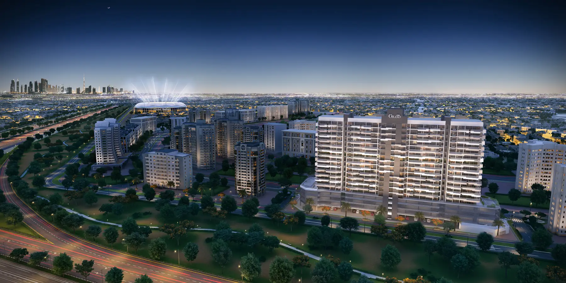 3D rendered 360° virtual tour of Azizi - Grand