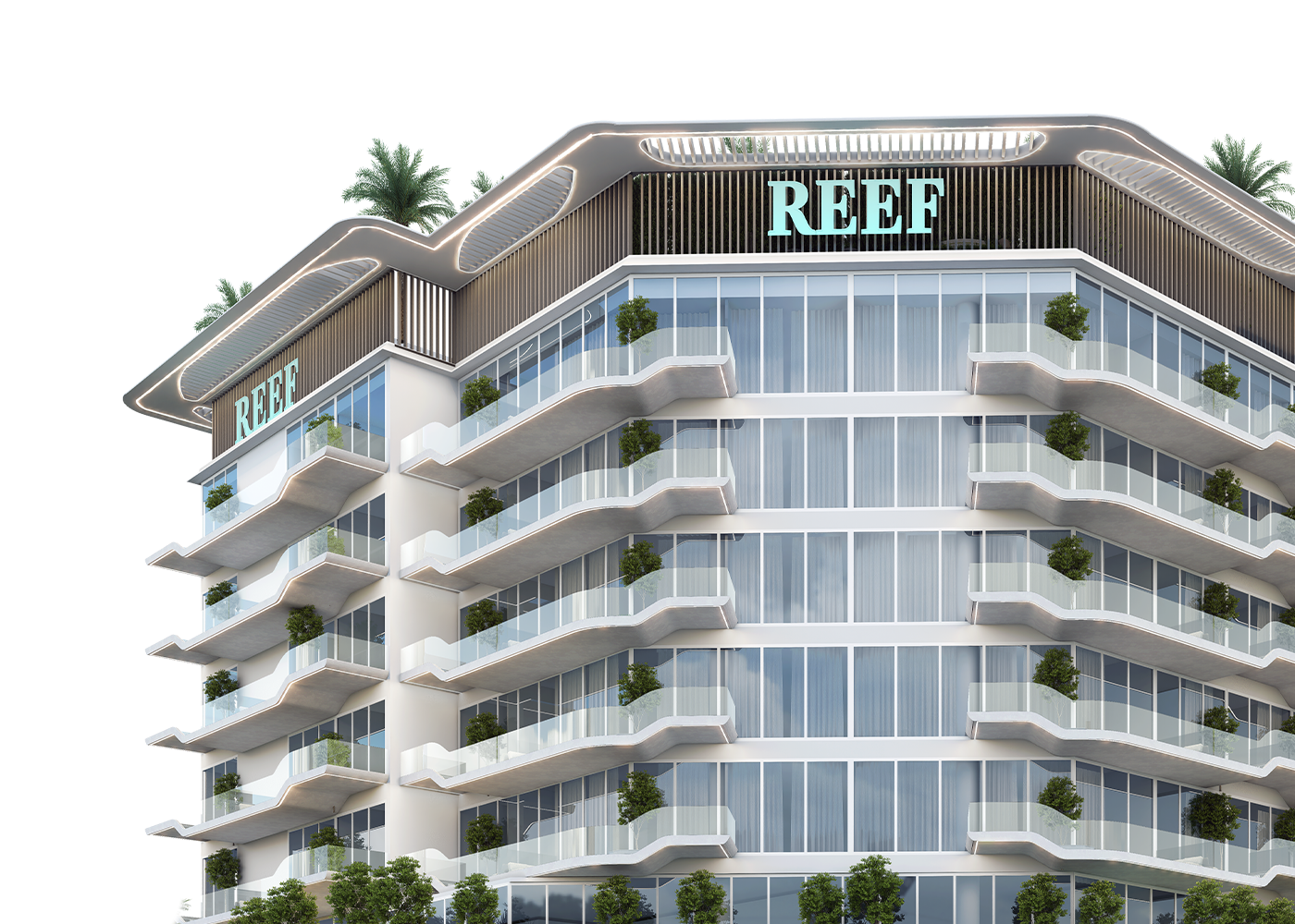 3D rendered 360° virtual tour of Reef - Reef 1000