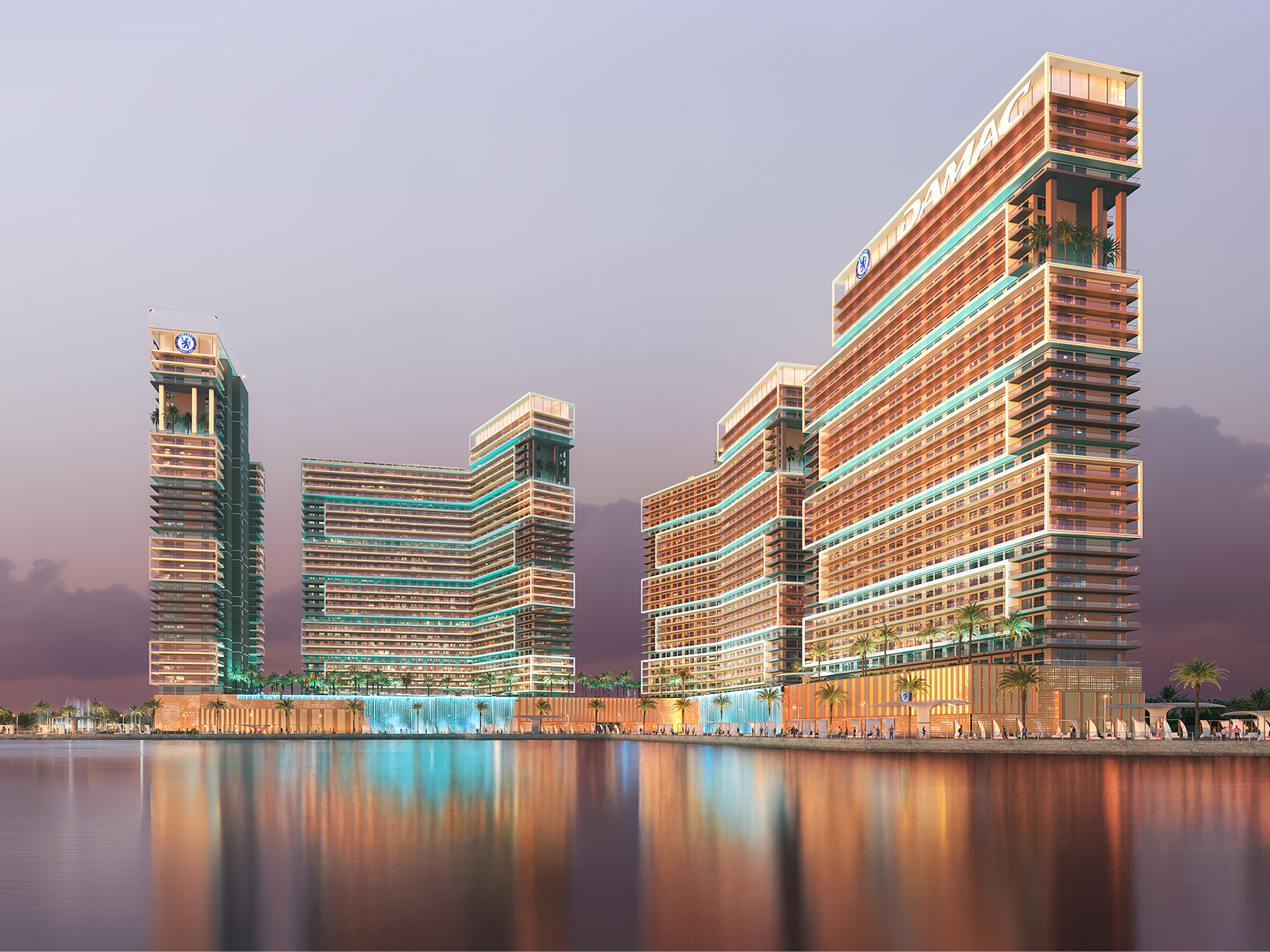 3D rendered 360° virtual tour of Damac - Chelsea Residence
