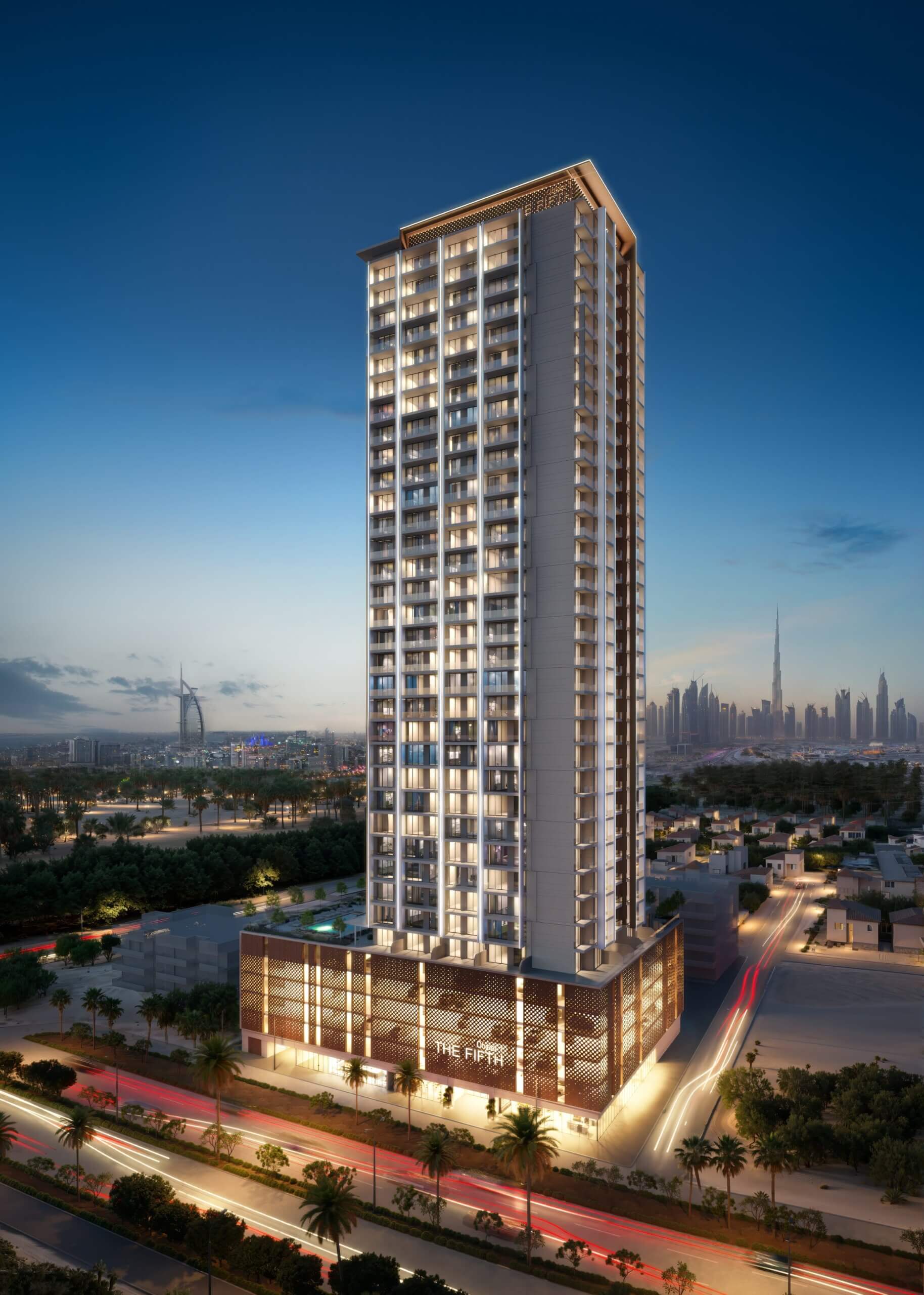 3D rendered 360° virtual tour of Object 1 F1fth Tower