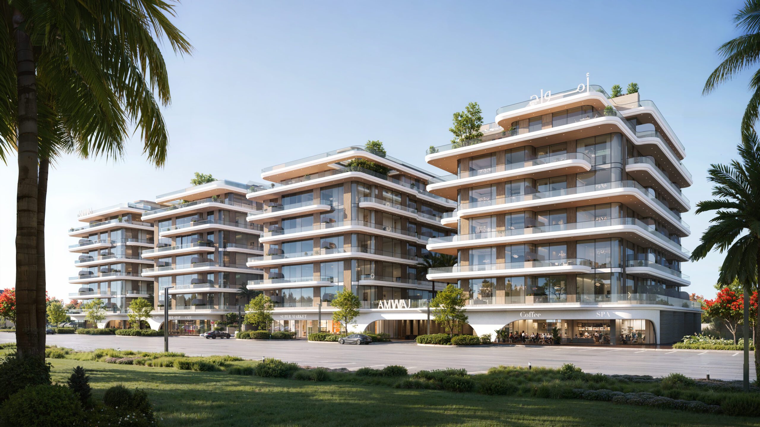 3D rendered 360° virtual tour of Amwaj - Gate Eleven