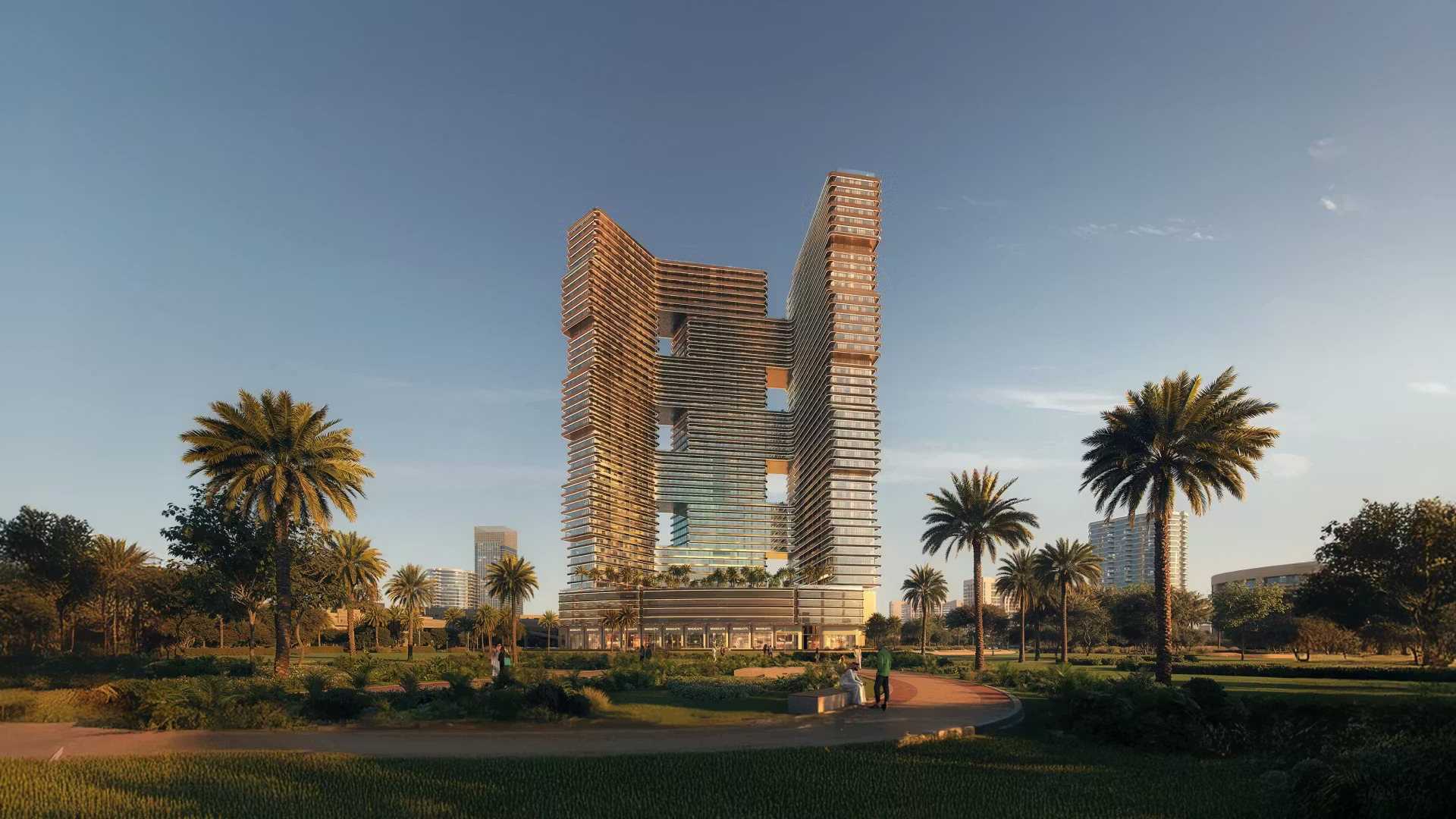3D rendered 360° virtual tour of Binghatti - Sky Terrace