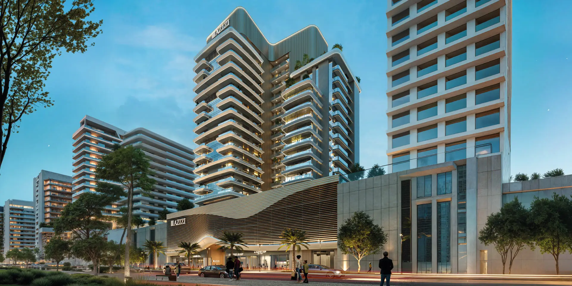 3D rendered 360° virtual tour of Azizi - David