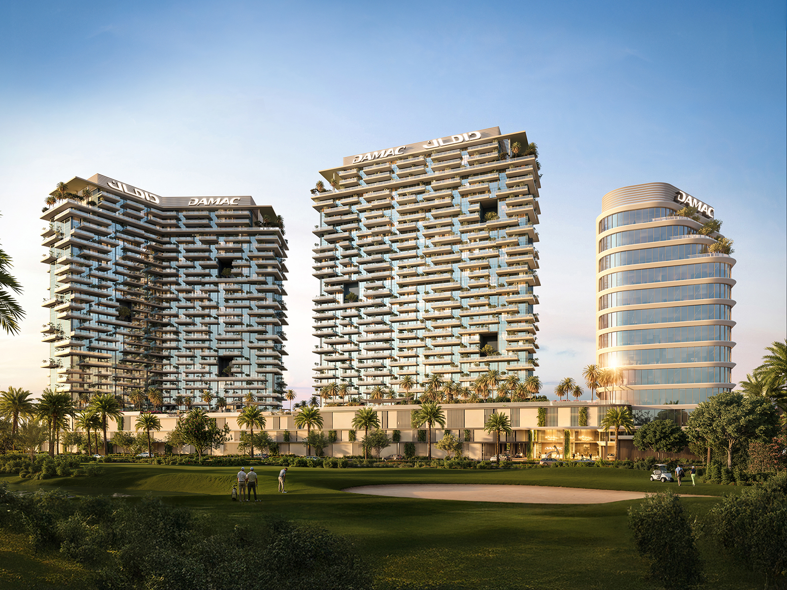 3D rendered 360° virtual tour of Damac District