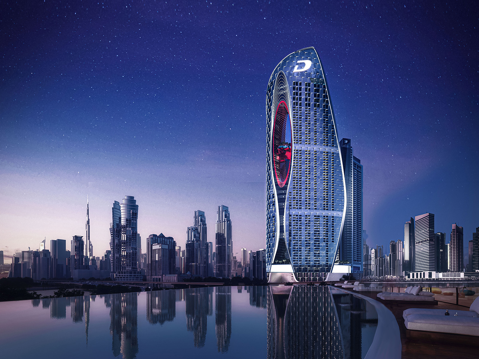 3D rendered 360° virtual tour of Damac - Safa Two de Grisogono