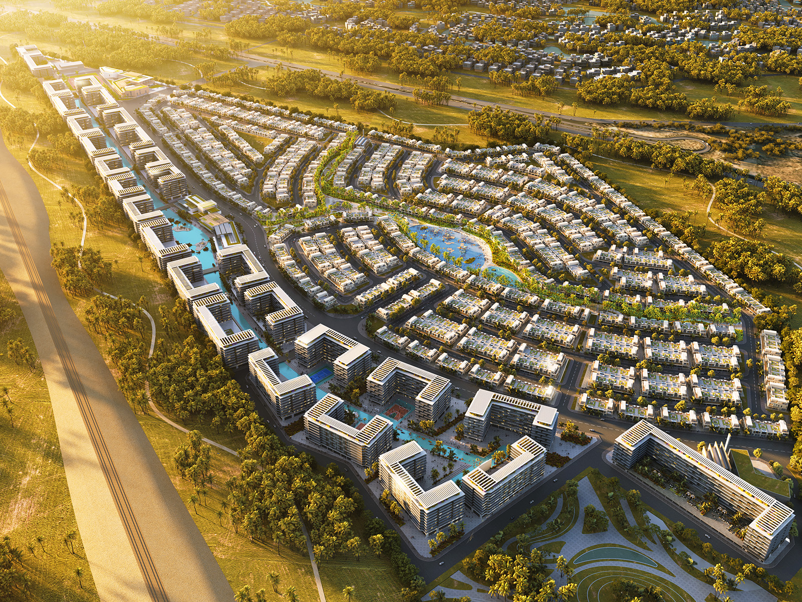 3D rendered 360° virtual tour of Damac Riverside