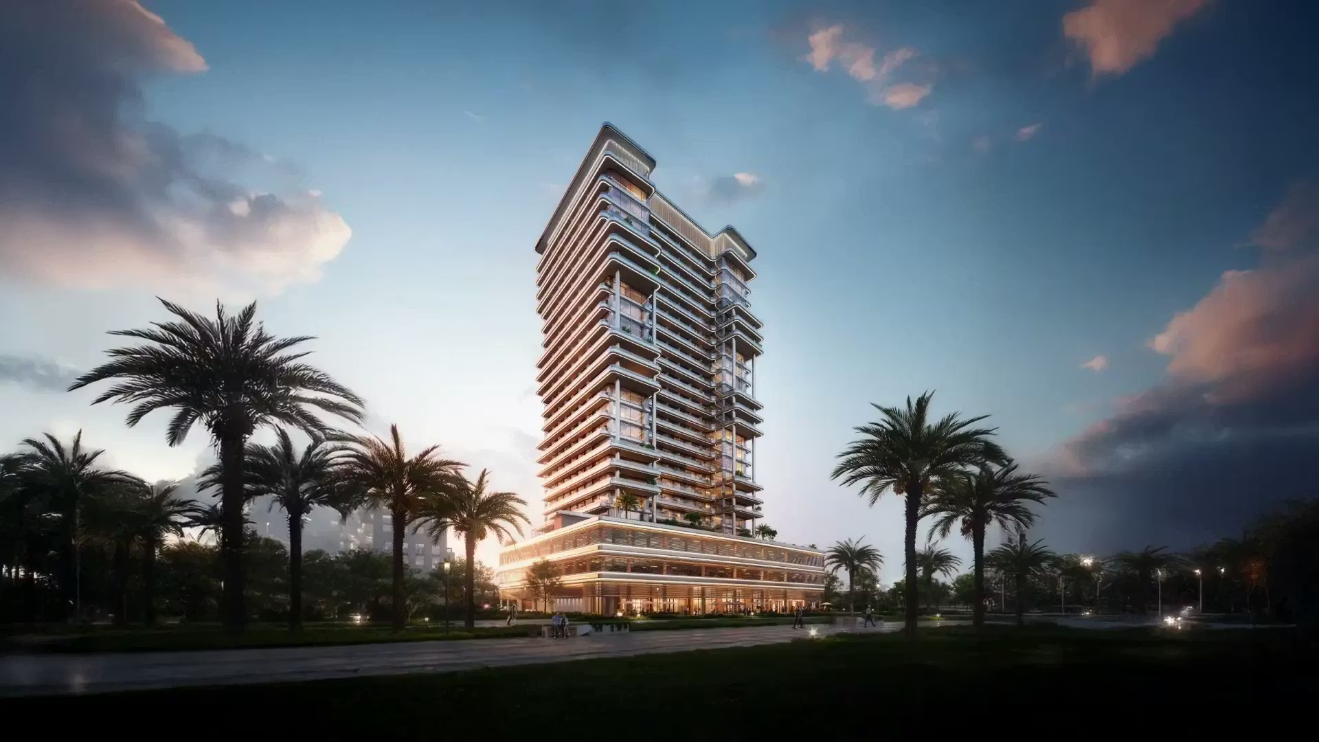 3D rendered 360° virtual tour of Binghatti - Hillside