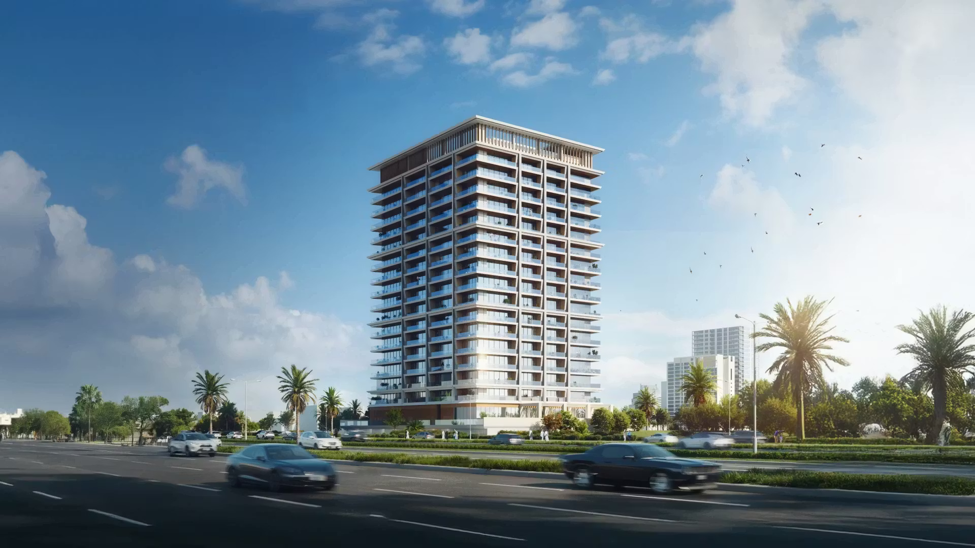 3D rendered 360° virtual tour of Binghatti Pinnacle