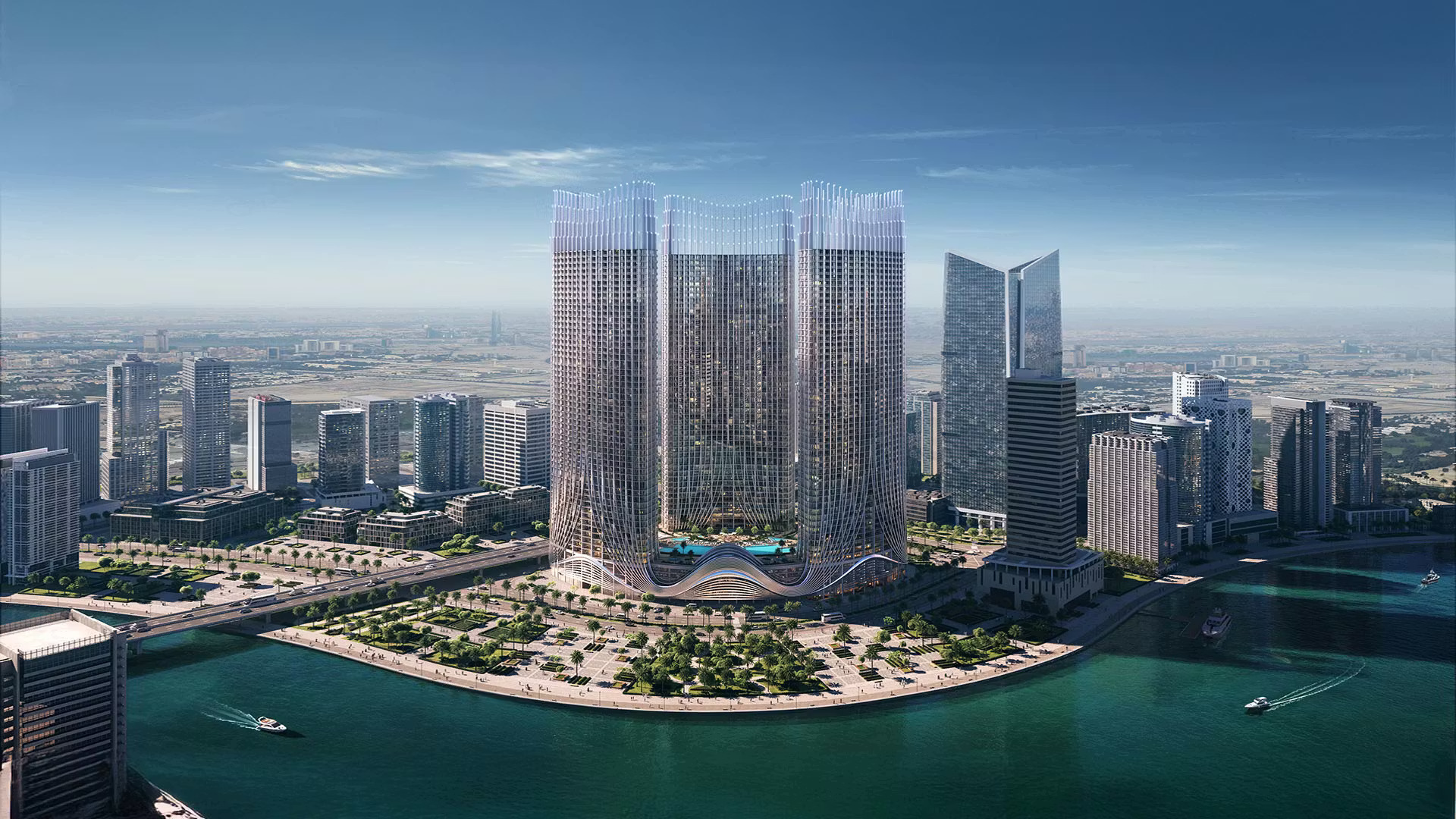 3D rendered 360° virtual tour of Binghatti - Skyrise
