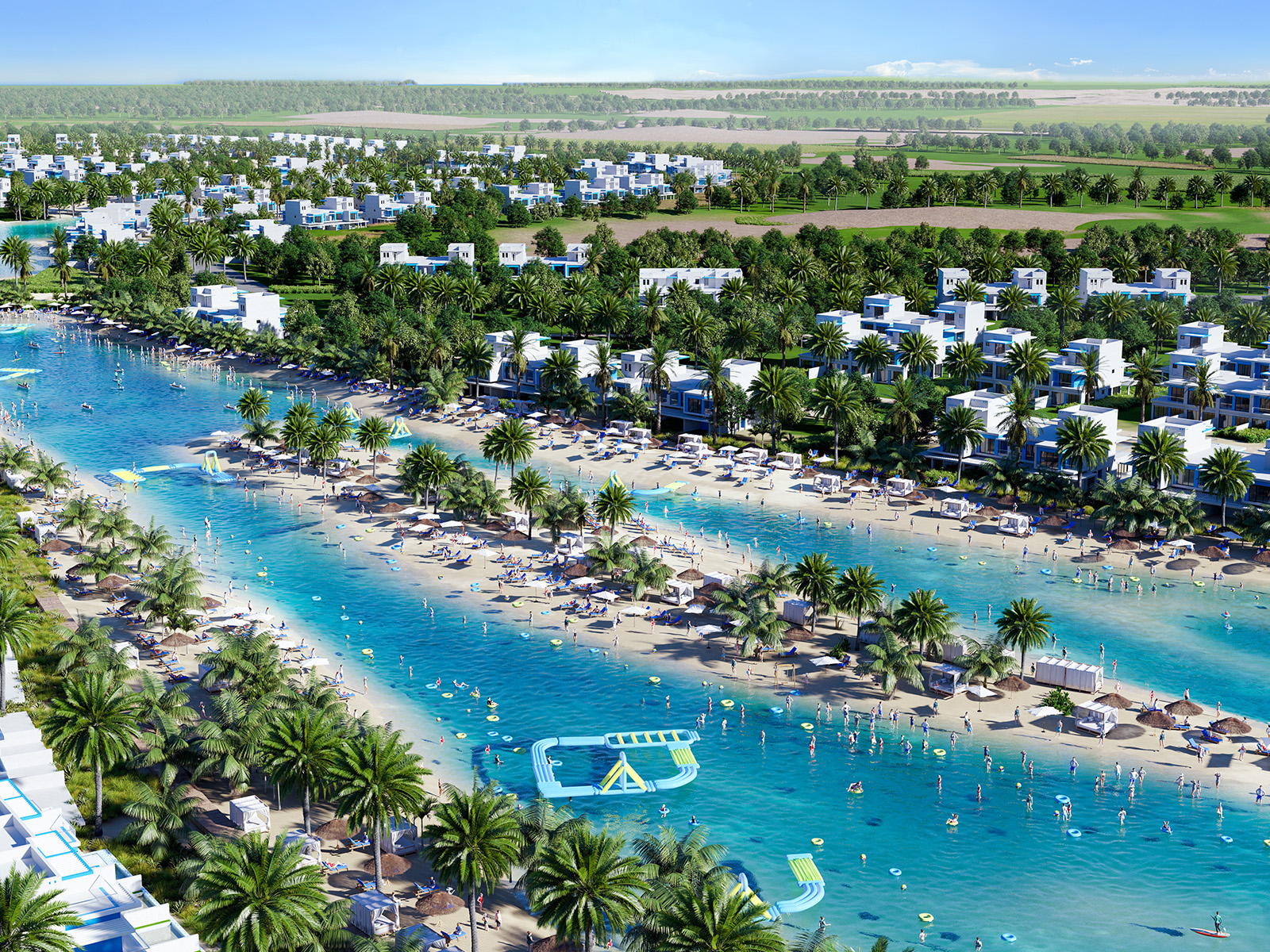 3D rendered 360° virtual tour of Damac - Lagoons View